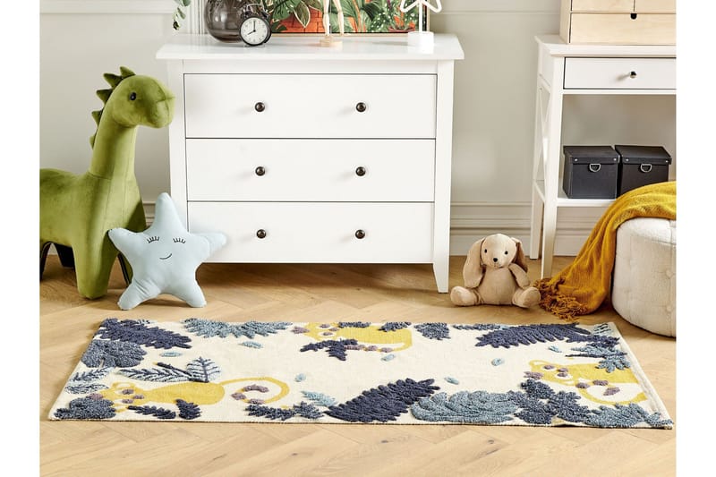 Naibos Bomullsmatta 80x150 cm - Beige - Textilier & mattor - Mattor - Modern matta - Bomullsmattor