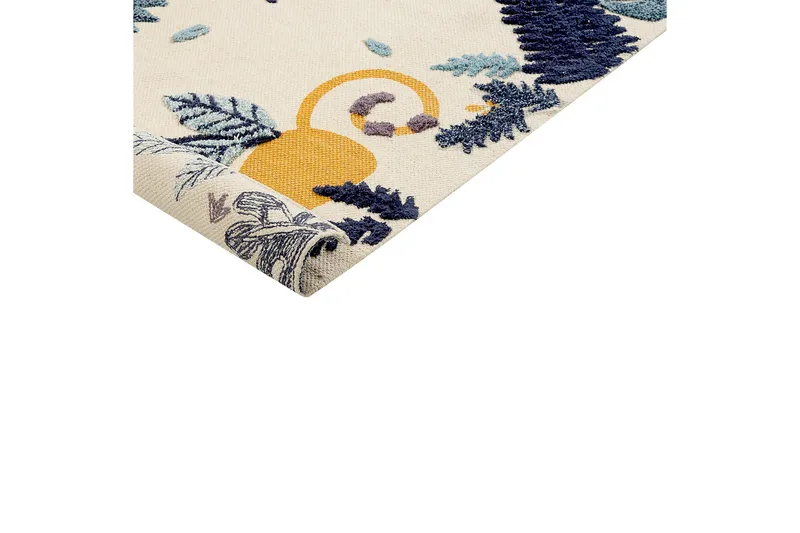 Naibos Bomullsmatta 80x150 cm - Beige - Textilier & mattor - Mattor - Modern matta - Bomullsmattor