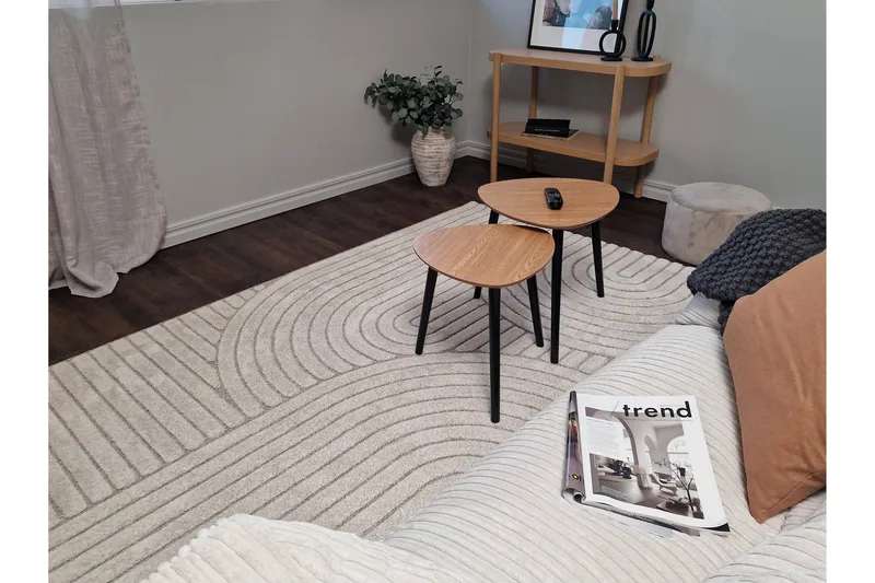 Nature Wiltonmatta 240x340 cm Rektangulär - Beige - Textilier & mattor - Mattor - Modern matta - Friezemattor