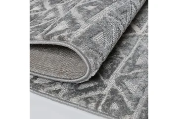 Naveena Gångmatta 80x150 cm Rektangulär - Grå/Creme - Textilier & mattor - Mattor - Modern matta - Friezemattor