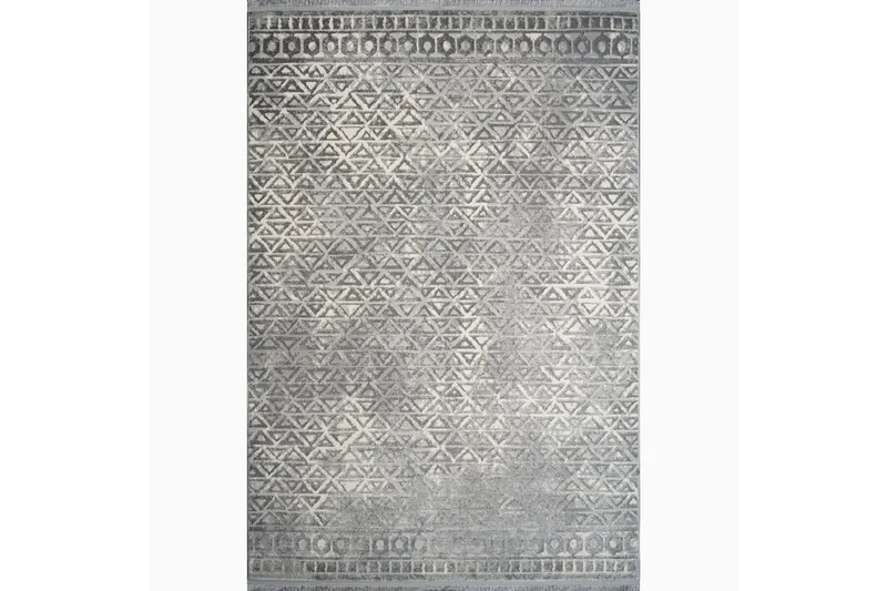 Naveena Gångmatta 80x150 cm Rektangulär - Grå/Creme - Textilier & mattor - Mattor - Modern matta - Friezemattor