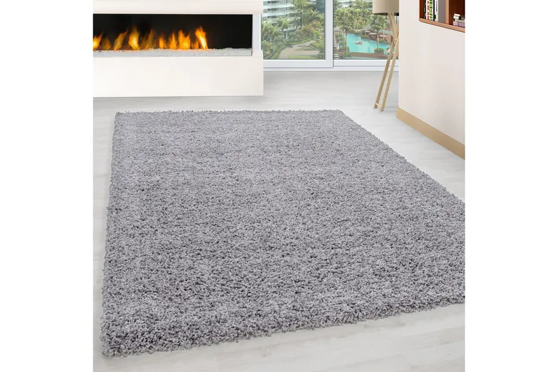 Neeshu Wiltonmatta 160x230 cm Rektangulär, Ljusgrå