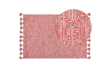 Nigde Ryamatta 160x230 cm - Röd - Textilier & mattor - Mattor - Modern matta - Bomullsmattor