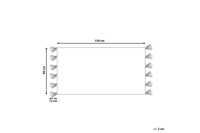 Nigde Ryamatta 80x150 cm - Röd - Textilier & mattor - Mattor - Modern matta - Bomullsmattor