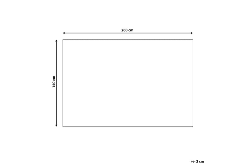 Nizip Ryamatta 140x200 cm - Rosa - Textilier & mattor - Mattor - Modern matta - Ryamattor