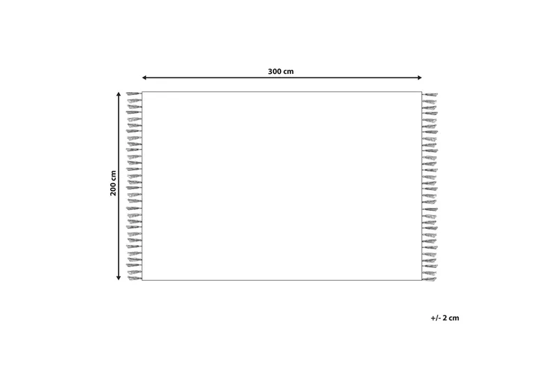 Noratus Bomullsmatta 200x300 cm - Blå - Textilier & mattor - Mattor - Modern matta - Bomullsmattor