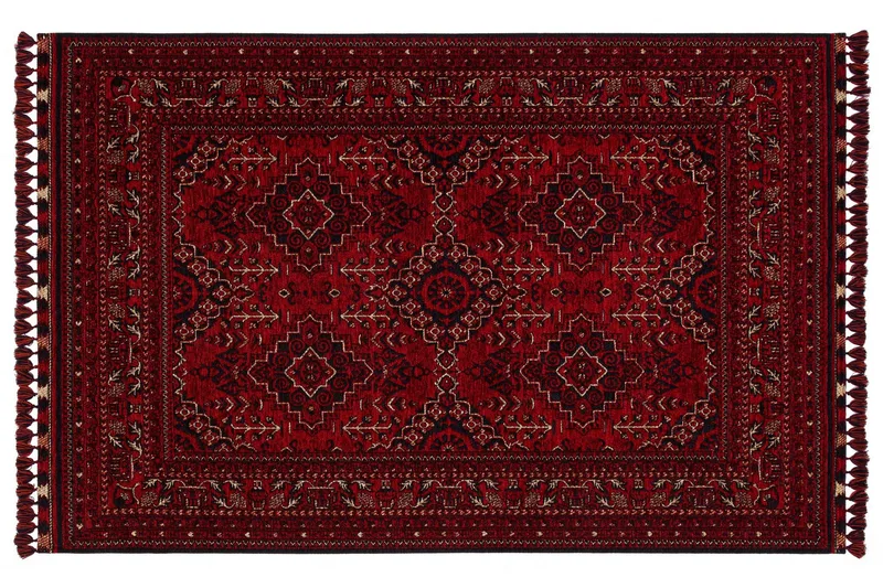 Noriyasu Gångmatta 80x150 cm Rektangulär - Röd - Textilier & mattor - Mattor - Modern matta - Wiltonmattor