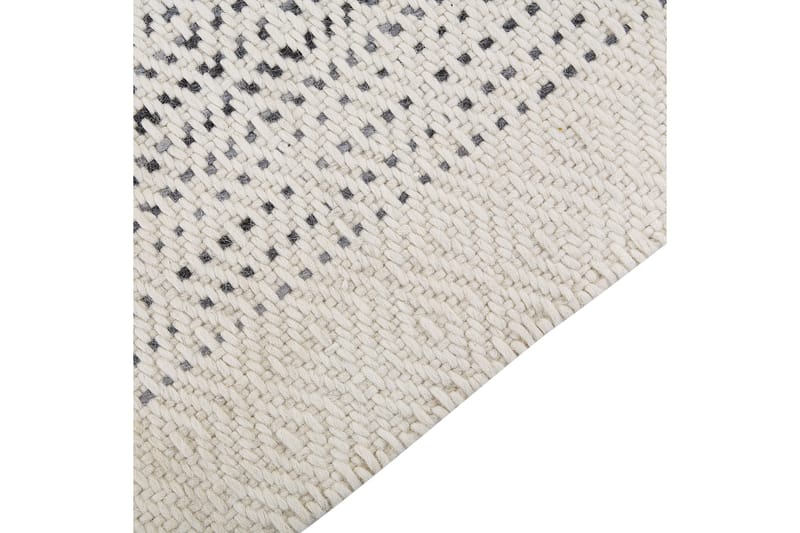Omerli Ullmatta 140x200 cm - Svart/Vit - Textilier & mattor - Mattor - Modern matta - Ullmattor