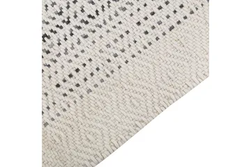 Omerli Ullmatta 80x150 cm - Svart/Vit - Textilier & mattor - Mattor - Modern matta - Ullmattor