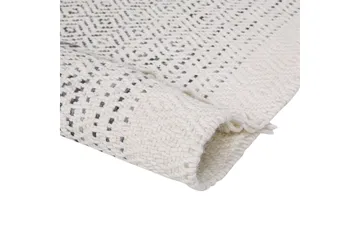 Omerli Ullmatta 80x150 cm - Svart/Vit - Textilier & mattor - Mattor - Modern matta - Ullmattor