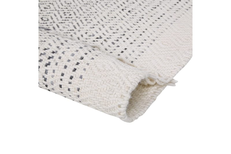 Omerli Ullmatta 80x150 cm - Svart/Vit - Textilier & mattor - Mattor - Modern matta - Ullmattor