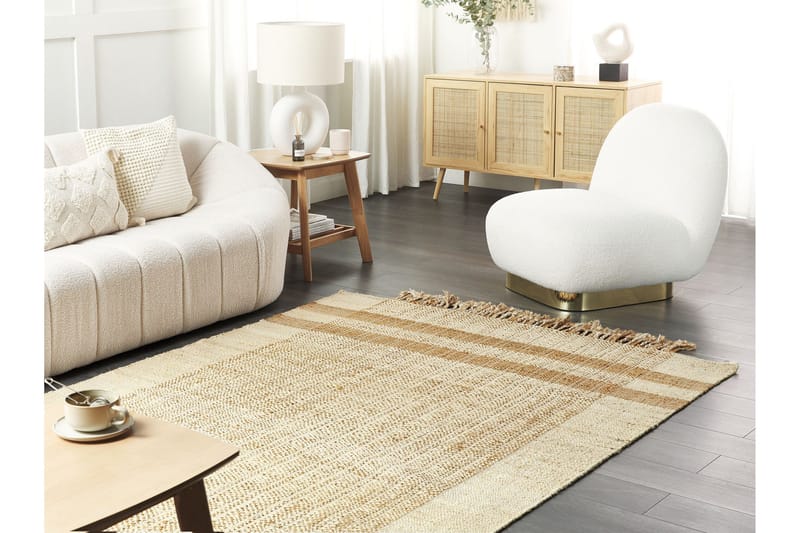 Ortaoba Jutematta 140x200 cm - Beige - Textilier & mattor - Mattor - Modern matta - Jutemattor & sisalmattor