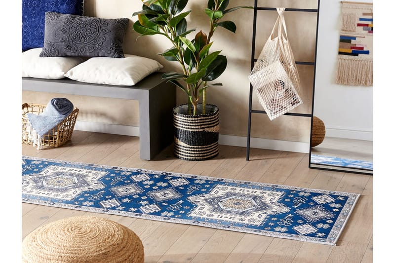 Parvakadli Ryamatta 60x200 cm - Blå - Textilier & mattor - Mattor - Modern matta - Gångmattor