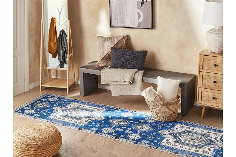 Parvakaldi Ryamatta 80x300 cm - Blå - Textilier & mattor - Mattor - Modern matta - Gångmattor