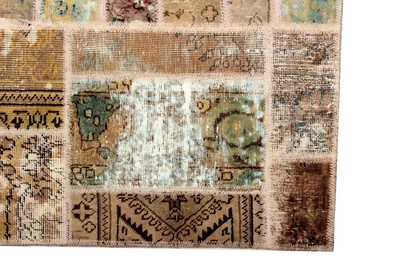 Handknuten Persisk Patchworkmatta 175x227 cm Flerfärgad - Patchwork mattor