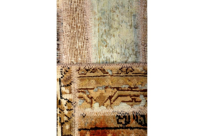 Handknuten Persisk Patchworkmatta 175x227 cm Flerfärgad - Patchwork mattor