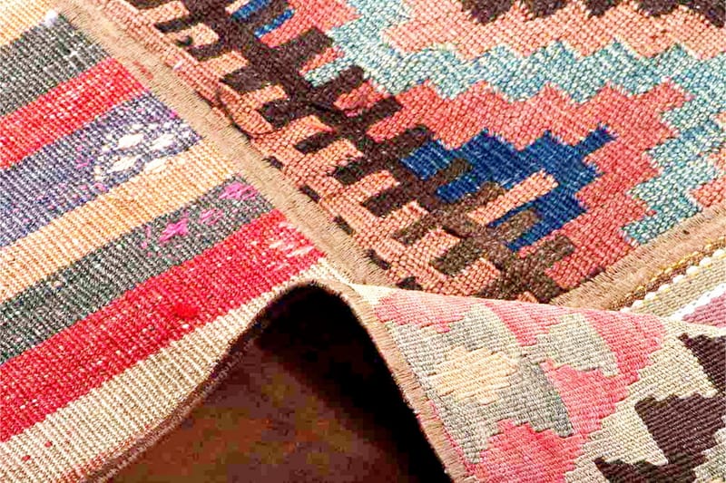 Handknuten Persisk Patchworkmatta 156x205 cm Flerfärgad - Patchwork mattor