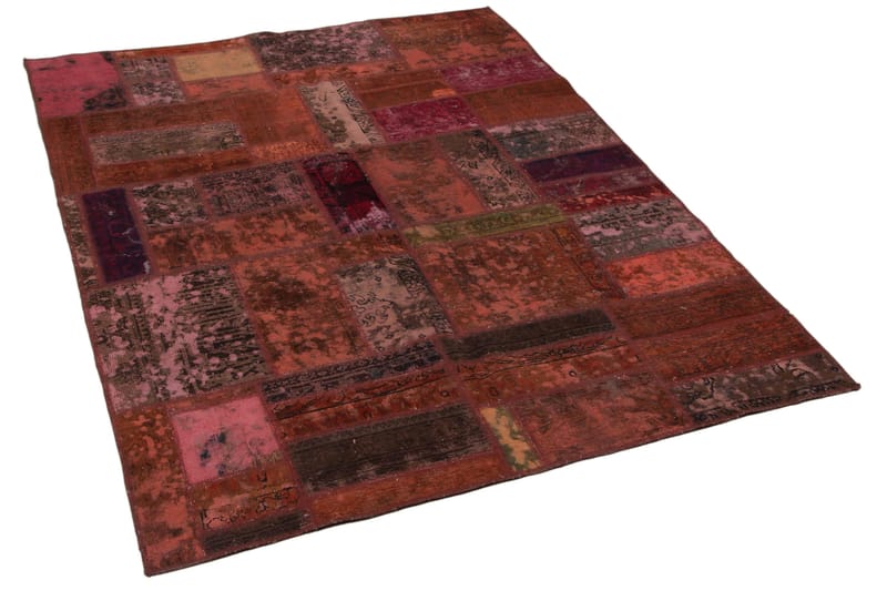 Handknuten Persisk Patchworkmatta 174x237 cm Flerfärgad - Textilier & mattor - Mattor - Modern matta - Patchwork mattor