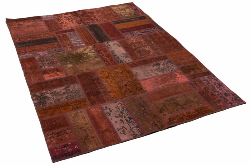 Handknuten Persisk Patchworkmatta 175x240 cm Flerfärgad - Patchwork mattor
