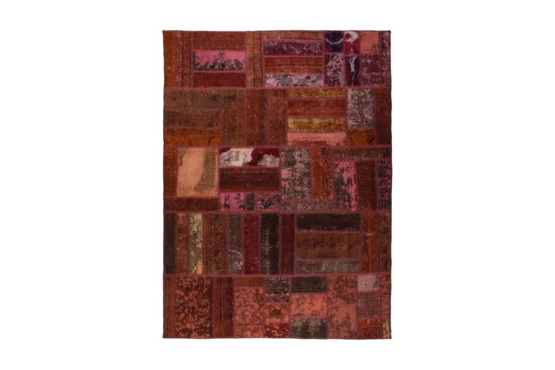 Handknuten Persisk Patchworkmatta 175x239 cm Flerfärgad - Patchwork mattor