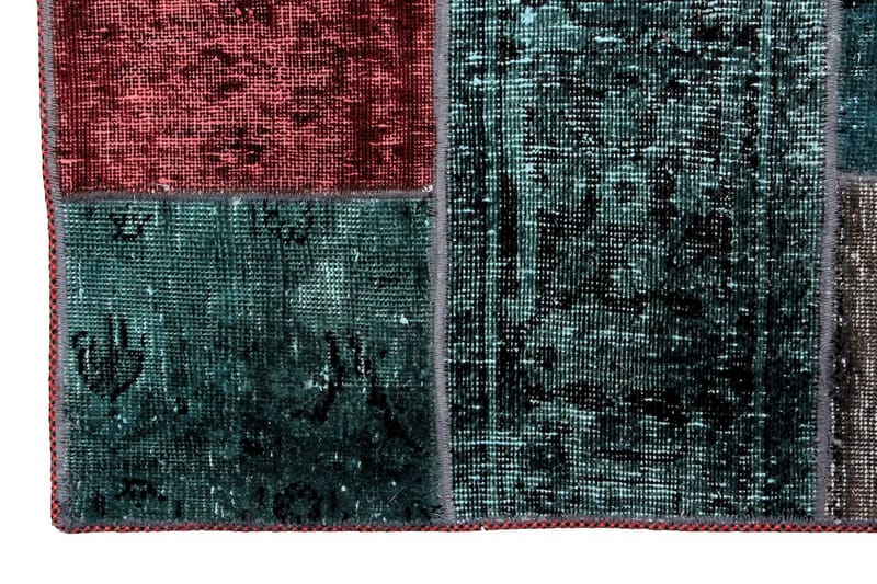 Handknuten Persisk Patchworkmatta 182x240 cm Flerfärgad - Patchwork mattor