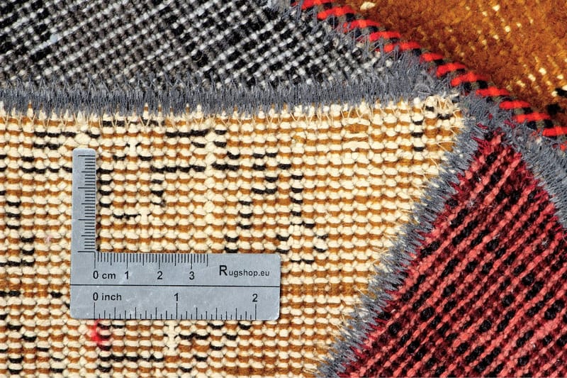 Handknuten Persisk Patchworkmatta 215x305 cm Flerfärgad - Patchwork mattor