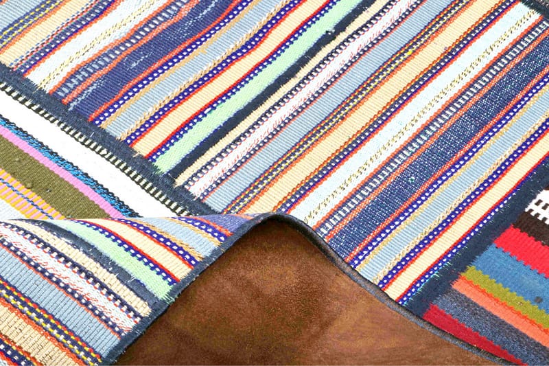 Handknuten Persisk Patchworkmatta 170x232 cm Flerfärgad - Patchwork mattor