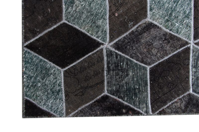 Handknuten Persisk Patchworkmatta 176x245 cm Flerfärgad - Patchwork mattor