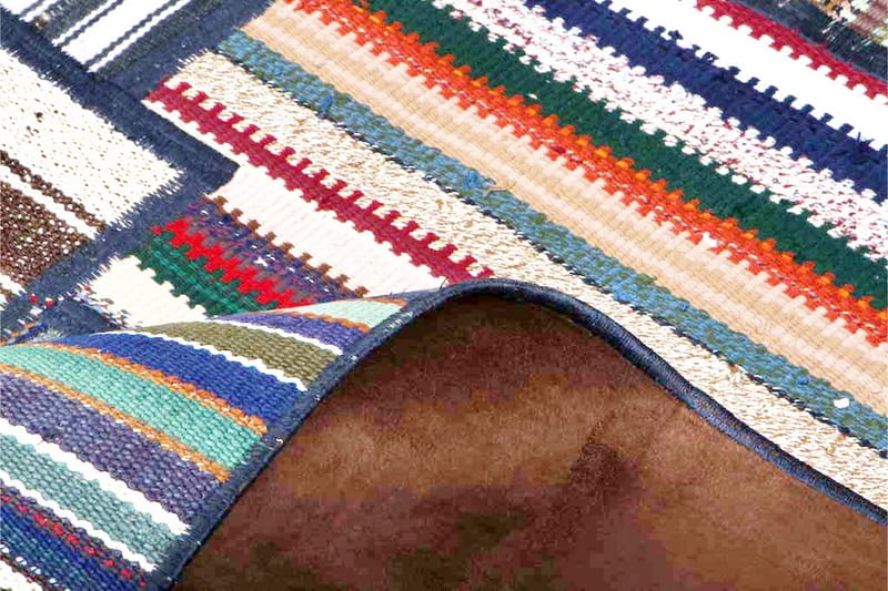 Handknuten Persisk Patchworkmatta 154x203 cm Flerfärgad - Patchwork mattor