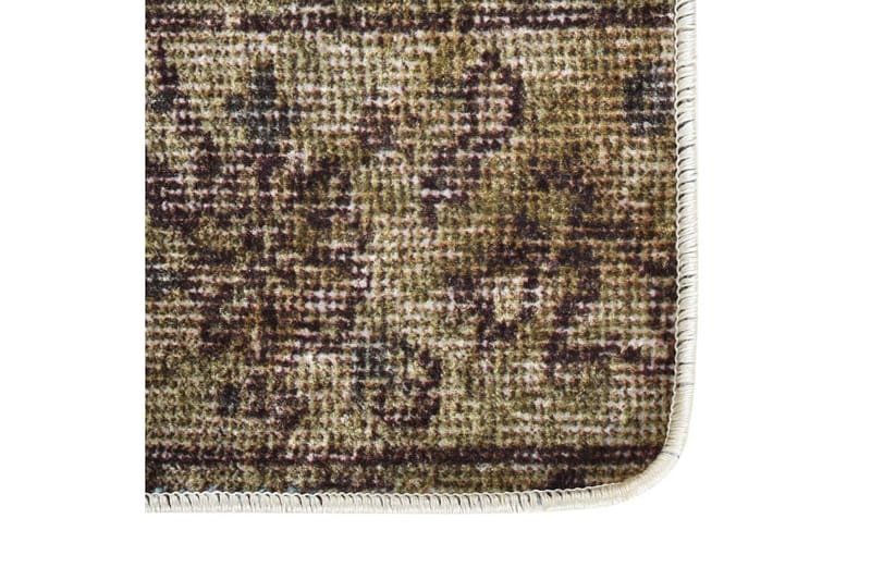 Matta tvättbar lappmönster 80x150 cm flerfärgad halkfri - Flerfärgad - Patchwork mattor