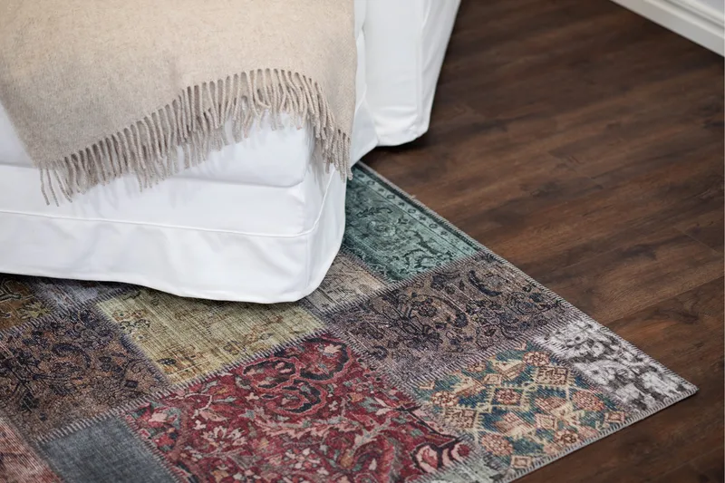 Patchham Patchworkmatta 240x330 cm - Flerfärgad - Textilier & mattor - Mattor - Modern matta - Patchwork mattor