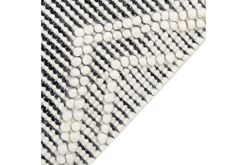Pazar Ullmatta 160x230 cm - Svart/Vit - Textilier & mattor - Mattor - Modern matta - Ullmattor