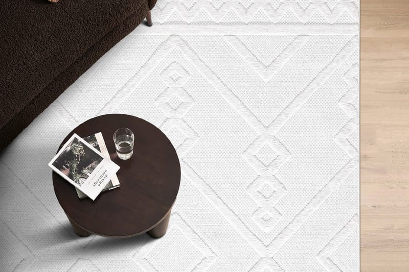 PHUARITH Wiltonmatta 120x180 Rektangulär Vit - Textilier & mattor - Mattor - Modern matta - Wiltonmattor