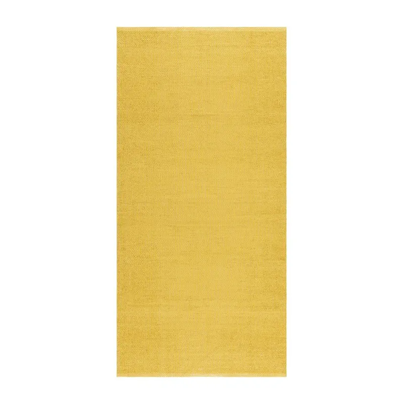 Plastmatta Hilma Plain - 70x150 cm, Gul - Textilier & mattor - Mattor - Modern matta - Friezemattor