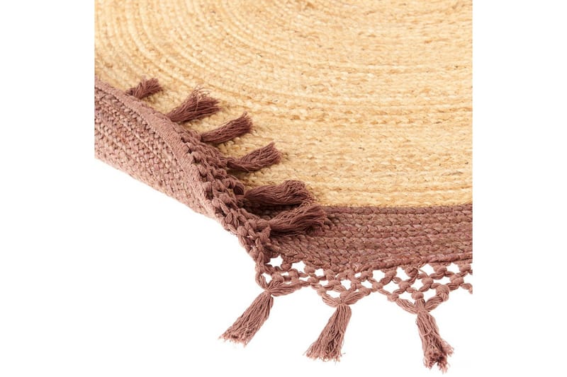 Plattvävd Marts - Beige, brun, 200x200 cm - Textilier & mattor - Mattor - Modern matta - Jutemattor & sisalmattor