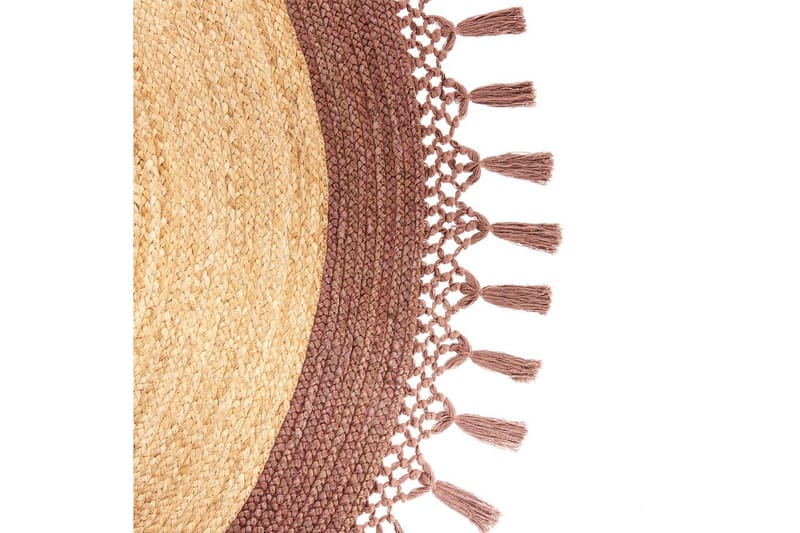 Plattvävd Marts - Beige, brun, 200x200 cm - Textilier & mattor - Mattor - Modern matta - Jutemattor & sisalmattor