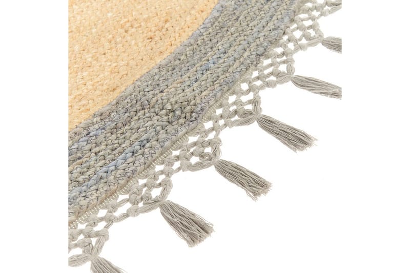 Plattvävd Marts - Beige, grå, 200x200 cm - Textilier & mattor - Mattor - Modern matta - Jutemattor & sisalmattor