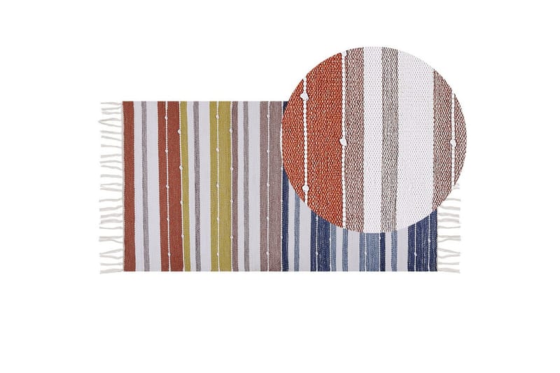 Plattvävd Tozakli - 80x150 cm - Textilier & mattor - Mattor - Modern matta - Trasmattor