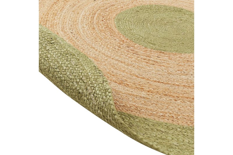 Plattvävd Yayalar - Beige, Grön - Textilier & mattor - Mattor - Modern matta - Jutemattor & sisalmattor