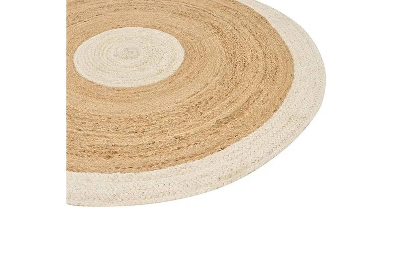 Plattvävd Yayalar - Beige, vit - Textilier & mattor - Mattor - Modern matta - Jutemattor & sisalmattor