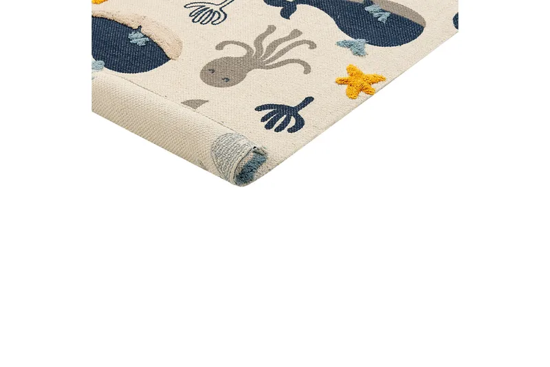 Porsea Bomullsmatta 80x150 cm - Beige - Textilier & mattor - Mattor - Modern matta - Bomullsmattor