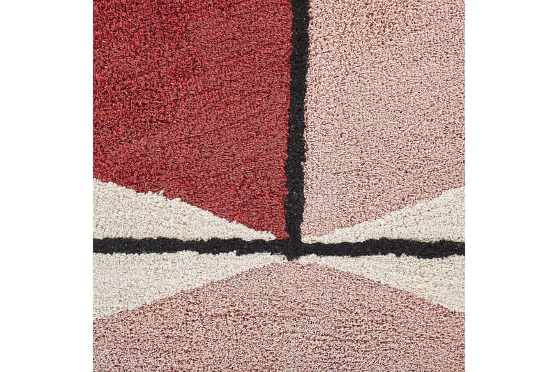Purnia Ryamatta 140x200 cm - Röd - Textilier & mattor - Mattor - Modern matta - Ryamattor