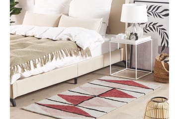 Purnia Ryamatta 80x150 cm - Röd - Textilier & mattor - Mattor - Modern matta - Ryamattor