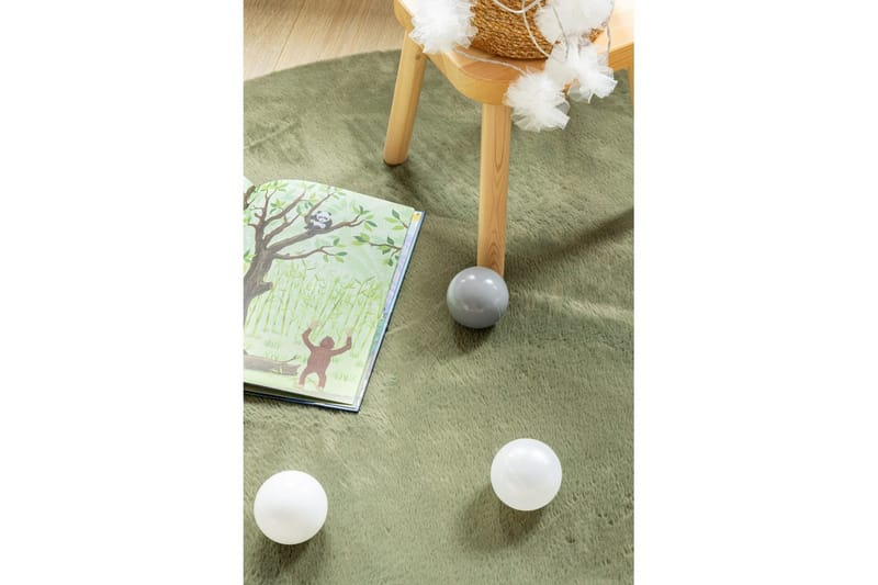 Relax Ryamatta Rund 120 cm - Beige - Textilier & mattor - Mattor - Modern matta - Ryamattor