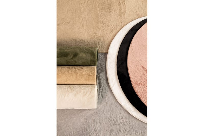 Relax Ryamatta Rund 120 cm - Beige - Textilier & mattor - Mattor - Modern matta - Ryamattor