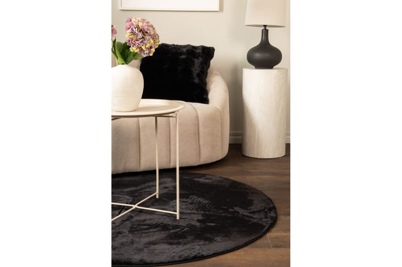 Relax Ryamatta Rund 120 cm - Beige - Textilier & mattor - Mattor - Modern matta - Ryamattor