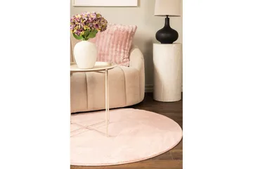 Relax Ryamatta Rund 120 cm - Beige - Textilier & mattor - Mattor - Modern matta - Ryamattor