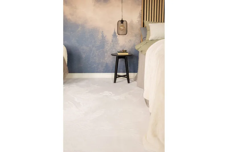 Relax Stor Rektangulär Ryamatta & Luggmatta 240x340 cm - Vit - Textilier & mattor - Mattor - Modern matta - Ryamattor
