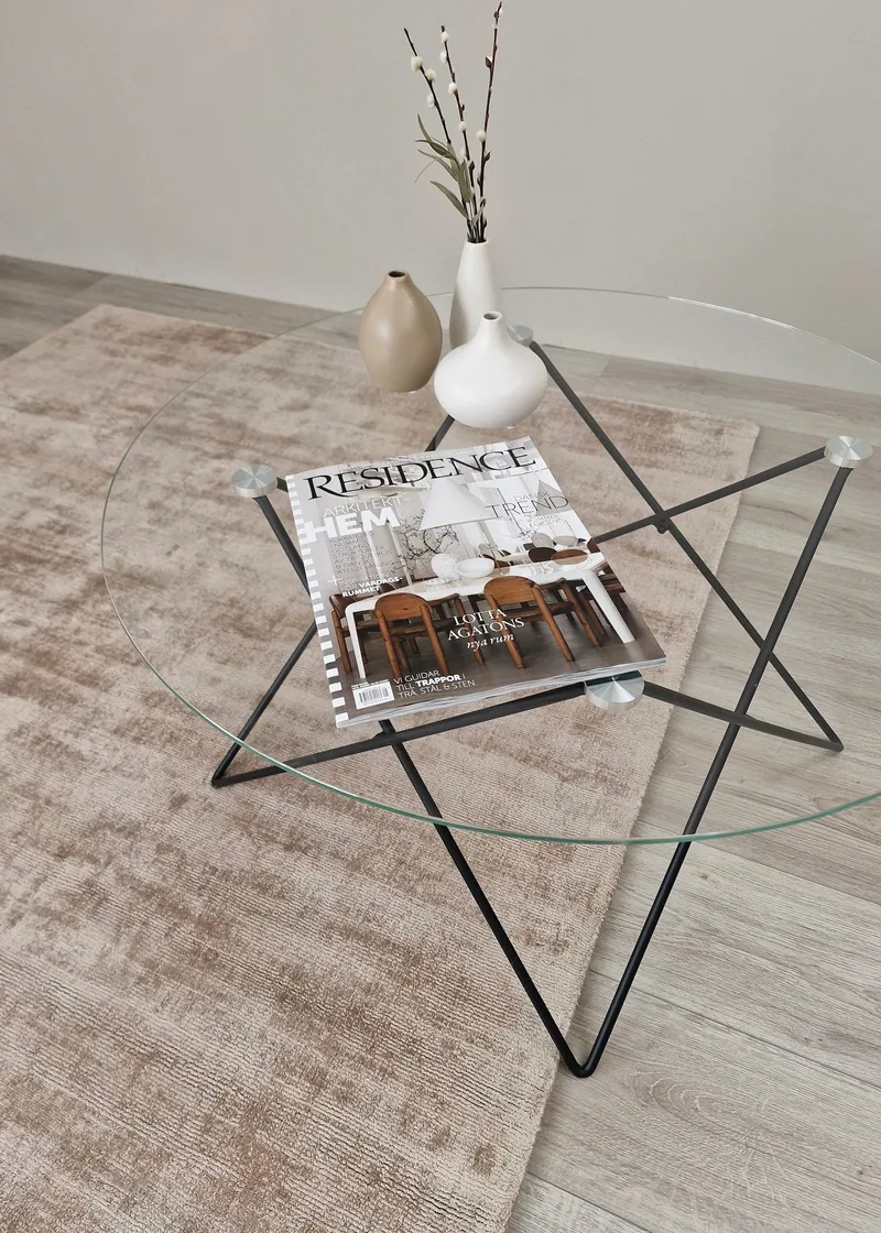 Tribeca Viskosmatta 160x230 cm Rektangulär - Linne - Textilier & mattor - Mattor - Modern matta - Viskosmattor