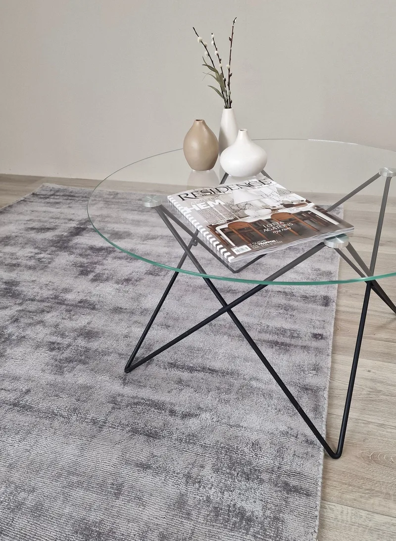 Tribeca Viskosmatta 240x340 cm Rektangulär - Grå - Textilier & mattor - Mattor - Modern matta - Viskosmattor